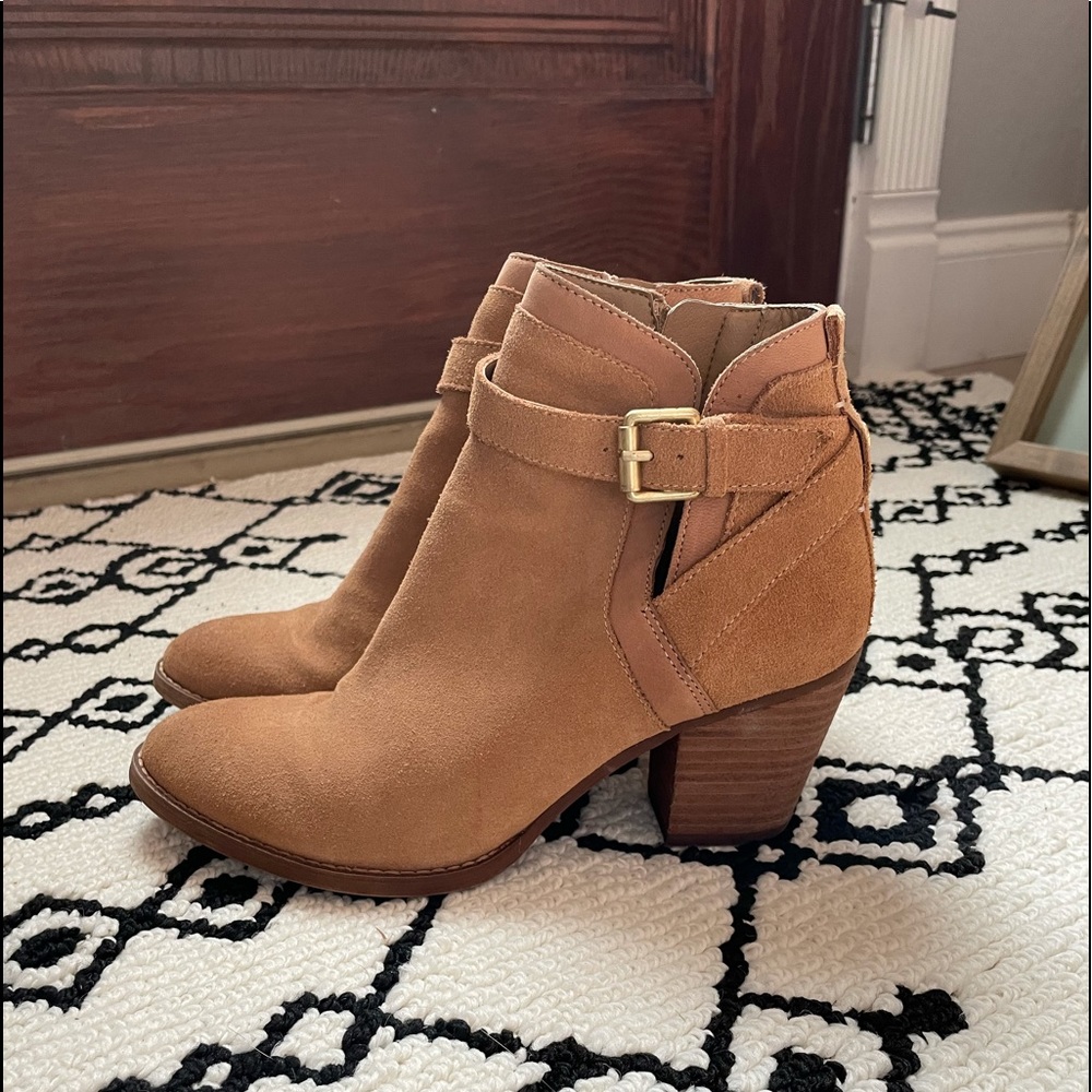 Sam Edelman Cognac Booties